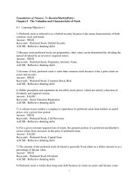 Finance Chapter 8 1 Preferred Stock Valuation Analytic Skills 715 Neal