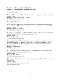 Finance Chapter 10 1 What The Modified Internal Rate Return This project a