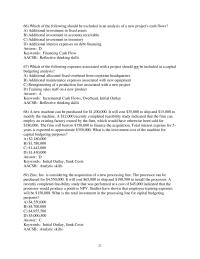 Finance Chapter 11 2 Additional Net Working capital Will Required Maintain
