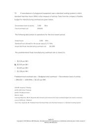 Accounting Chapter 08 5 Manufacturer Playground Equipment Uses Standard Costing
