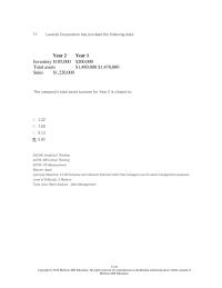 Accounting Chapter 13 3 Laverde Corporation Has Provided The Following