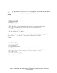 Accounting Chapter 4s 1 Any difference in the equivalent units calculated under the weighted