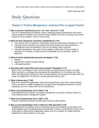 Human Resources Chapter 5 1 Why Are The Classification Acts 1923 And