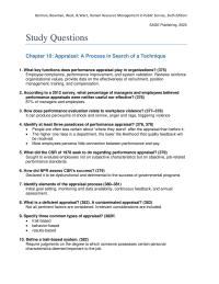 Human Resources Chapter 10 1 What Are Four Problems Caused Organizational