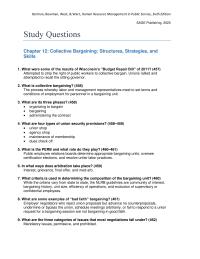 Human Resources Chapter 12 1 What Are Criticisms Binding Arbitration Settlements