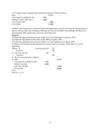 Chapter 7 3 Assuming The Company Has A gross Profit Percentage