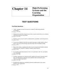 Chapter 14 Systemwide Intervention Examines The Organizational