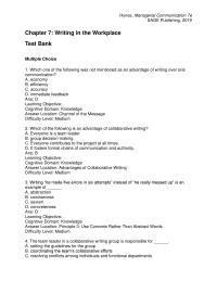 Business Communication Chapter 07 1 Collaboration Takes More Time b Collaboration Causes Conflicts c