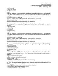 Management Chapter 02 2 Domain Knowledge answer Location The Situation difficulty Level Easy