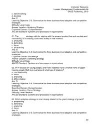 Management Chapter 05 2 F learning Objective List The Parts Effective