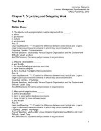 Management Chapter 07 1 Cognitive Domain Application Answer Location Line Versus