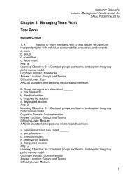 Management Chapter 08 1 Cognitive Domain Application Answer Location Classifying Group