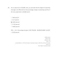 Finance Chapter 11 6 Proposed Project Has Fixed Costs 36000