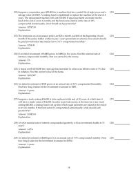 Chapter 5 2 The premiums on an insurance policy are $20 a month