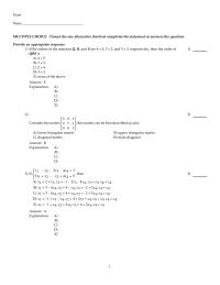 Chapter 6 1 Reduce This Matrix Calculate How Many Aircraft