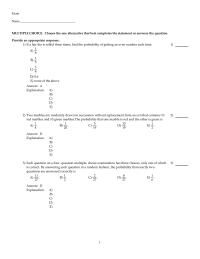 Chapter 8 1 find the probability of getting an even number each time