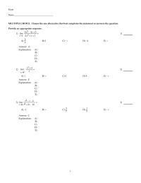 Chapter 10 1 The Revenue For Product Given 1750x Where