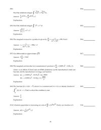 Chapter 14 4 Suppose that the accompanying table shows the velocity