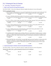 Economics Chapter 09 Construct 99 Confidence Interval For The Proportion
