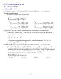 Economics Chapter 12 Multiple Choice Choose The One Alternative That