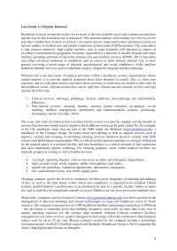 Case Study 2.1 Healthy Business!