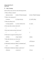 Foreign Languages Chapter 06 What Included Every Room Carpet Cable Furniture