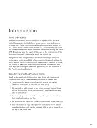 Introduction Time to Practice
