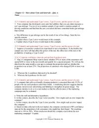 Chapter 12 This Would The Alternative Hypothesis Explain What