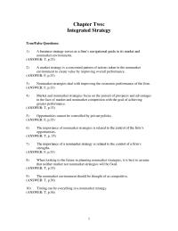Business Development Chapter 2 What Serves Guide Firms Actions Its