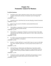 Business Development Chapter 6 Nonmarket Action Transformed Into Outcomes Public
