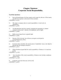 Business Development Chapter 19 Successful Performance Requires Firms Give Serious