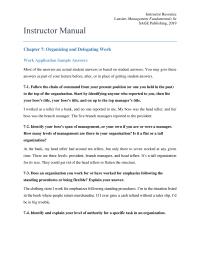 Management Chapter 7 Homework Why Each The Four Steps The Delegation