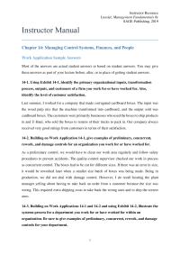 Management Chapter 14 Homework The Role Facilitating The Process Taking Action