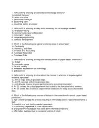 Science & Mathematics Chapter 1 Which The Following Are Considered Knowledge Workers