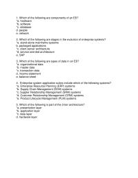 Science & Mathematics Chapter 2 Which The Following Are Components Es Hardware