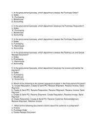 Science & Mathematics Chapter 3 The Procurement Process Which Department Creates The