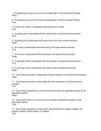 Science & Mathematics Chapter 3 The Packing List Part The Invoice Receipt