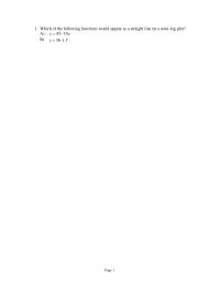 Chapter 6 section4 Find The Exponential Function From The Given