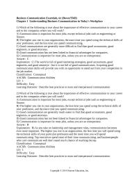 Chapter 1  Understanding Business Communication In Today's Workplace