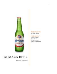 ALMAZA BEER final project mrk 321