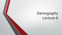 What is Demography?