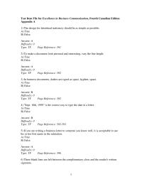 Business Communication Appendix A 1 Most envelopes used in Canadian business are No. 10