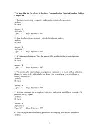 Business Communication Chapter 11 1 To conduct an effective database search on the Web
