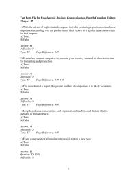 Business Communication Chapter 13 1 do not require a synopsis or executive summary