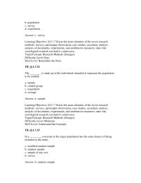 Psychology Chapter 1 2 Know The Main Elements The Seven Research methods