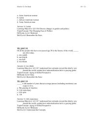 Psychology Chapter 10 2 The Functionalist Perspective difficulty Level Moderate skill Level Understand