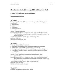 Psychology Chapter 14 1 The Crude Birth Rate answer Fecundity learning Objective&nbsp;