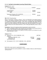 Accounting Chapter 21 3 The lease transfers ownership of the property to the lessee