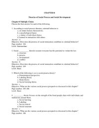 Chapter 8 1 Differential Association Theory People Pursue Criminal Behavior