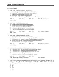 Economics Chapter 7 1 If price is above the average variable cost but below